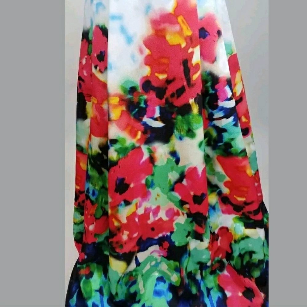 Nicole Miller Garden Princess Prom Dress size 10 - Picture 4 of 7